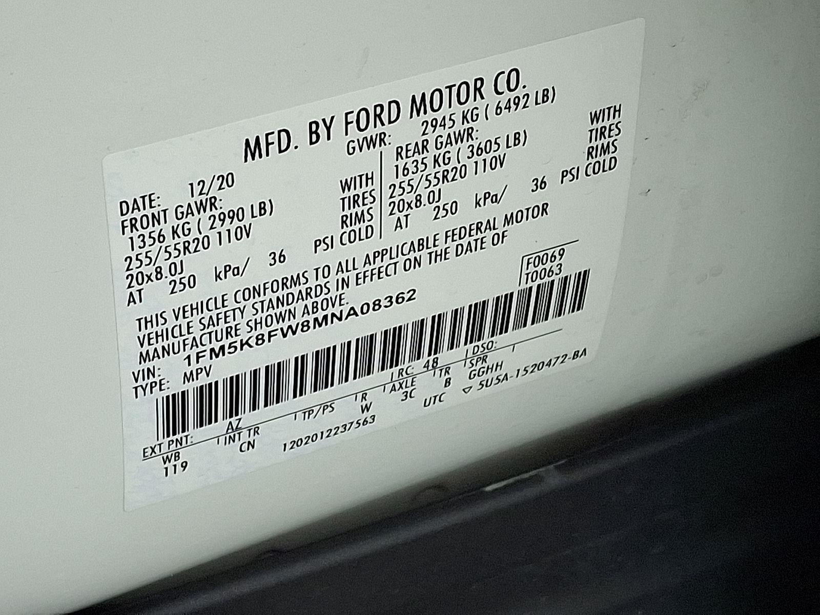 2021 Ford Explorer Hybrid Limited