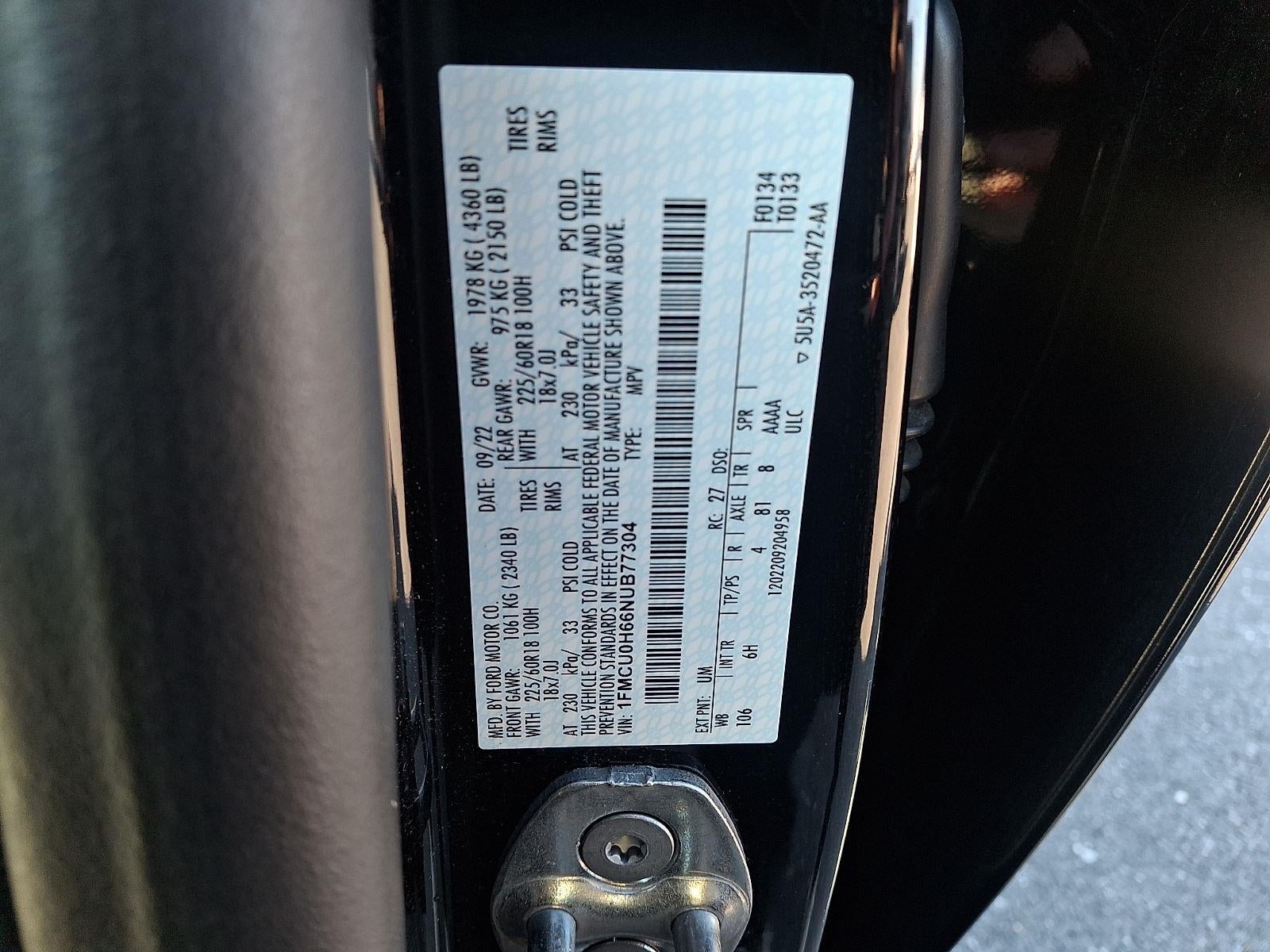 2022 Ford Escape SEL