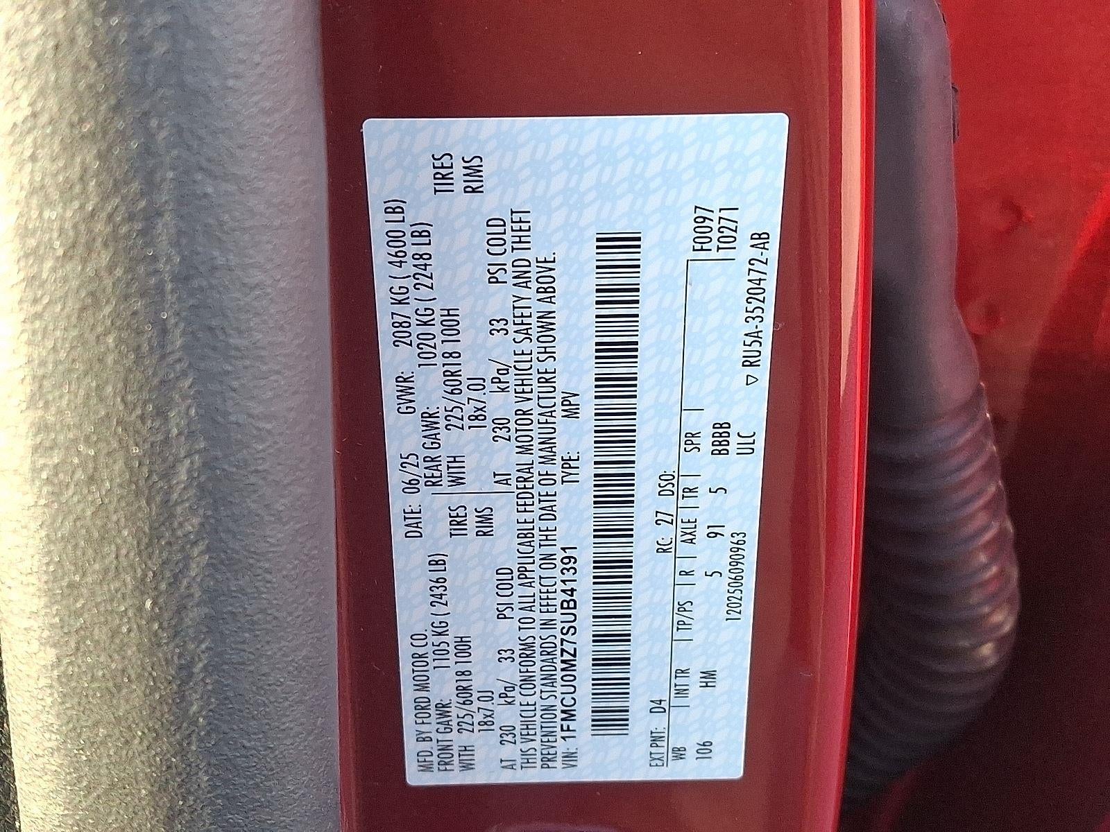 2025 Ford Escape Hybrid ST-Line