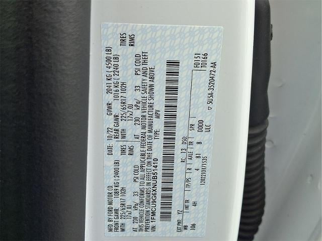 2022 Ford Escape SE