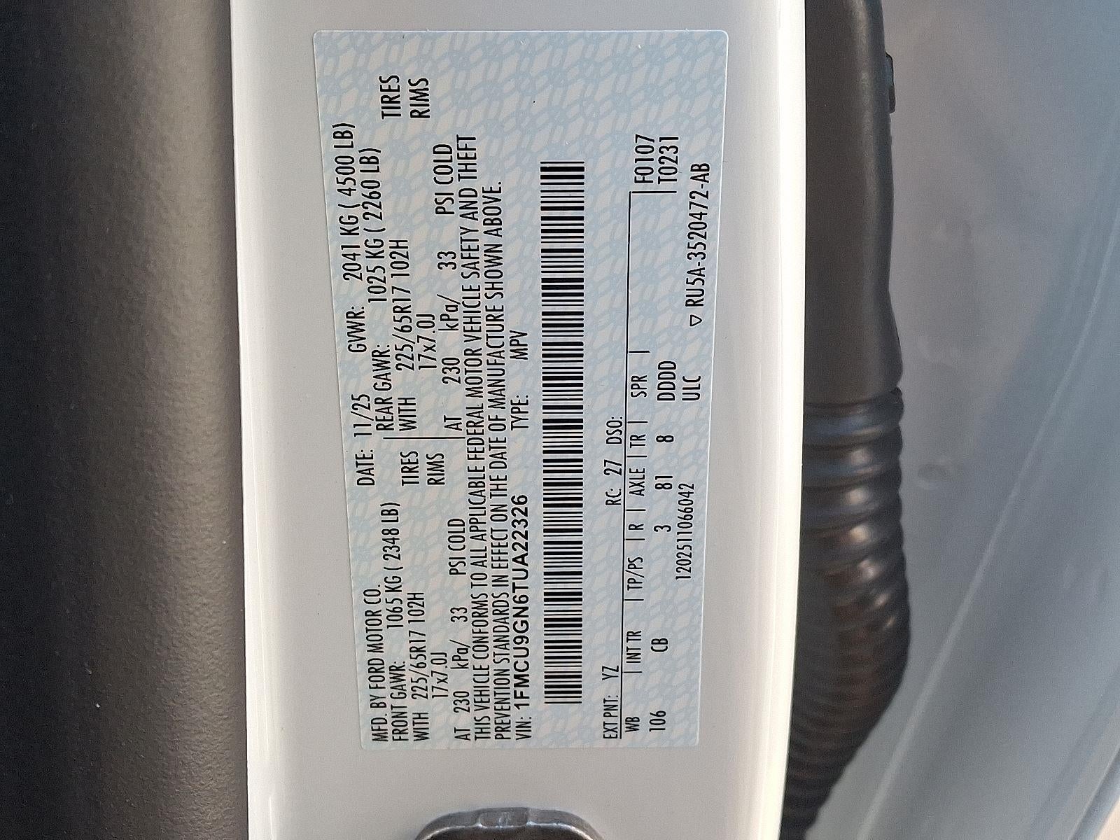 2026 Ford Escape Active