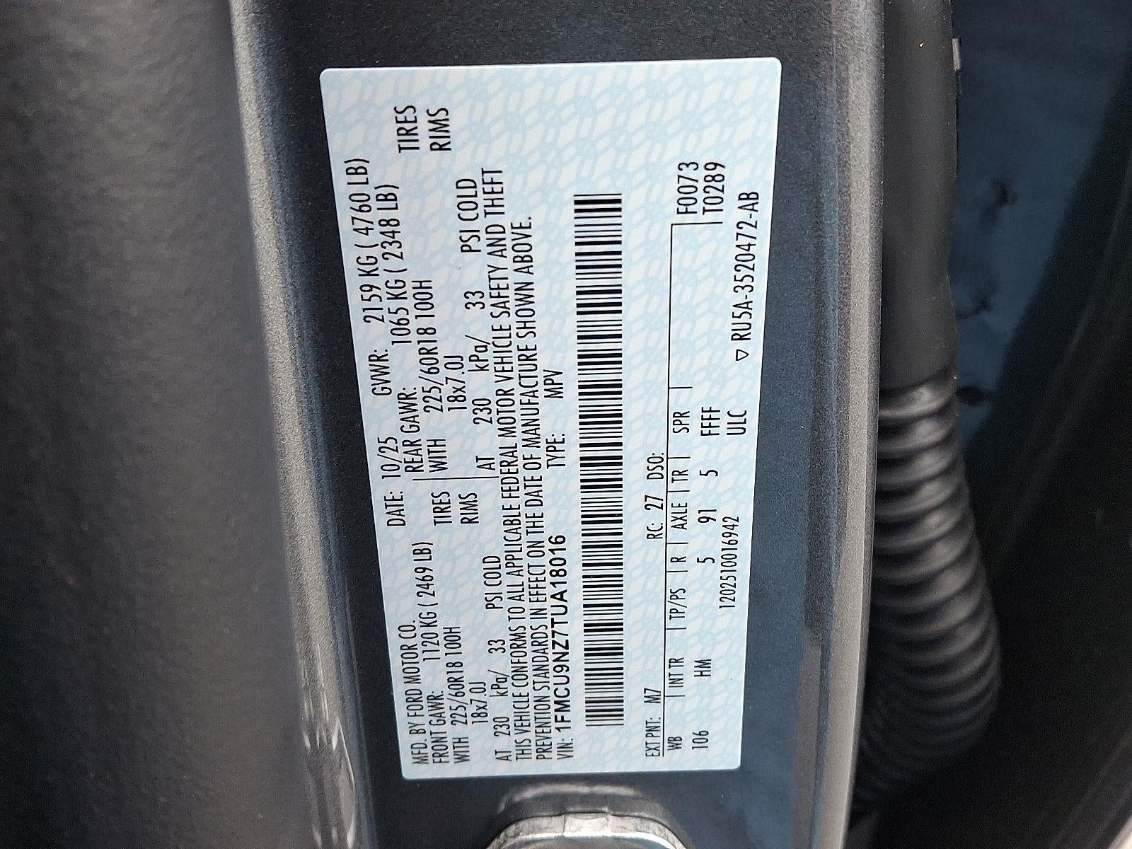 2026 Ford Escape Hybrid ST-Line Select