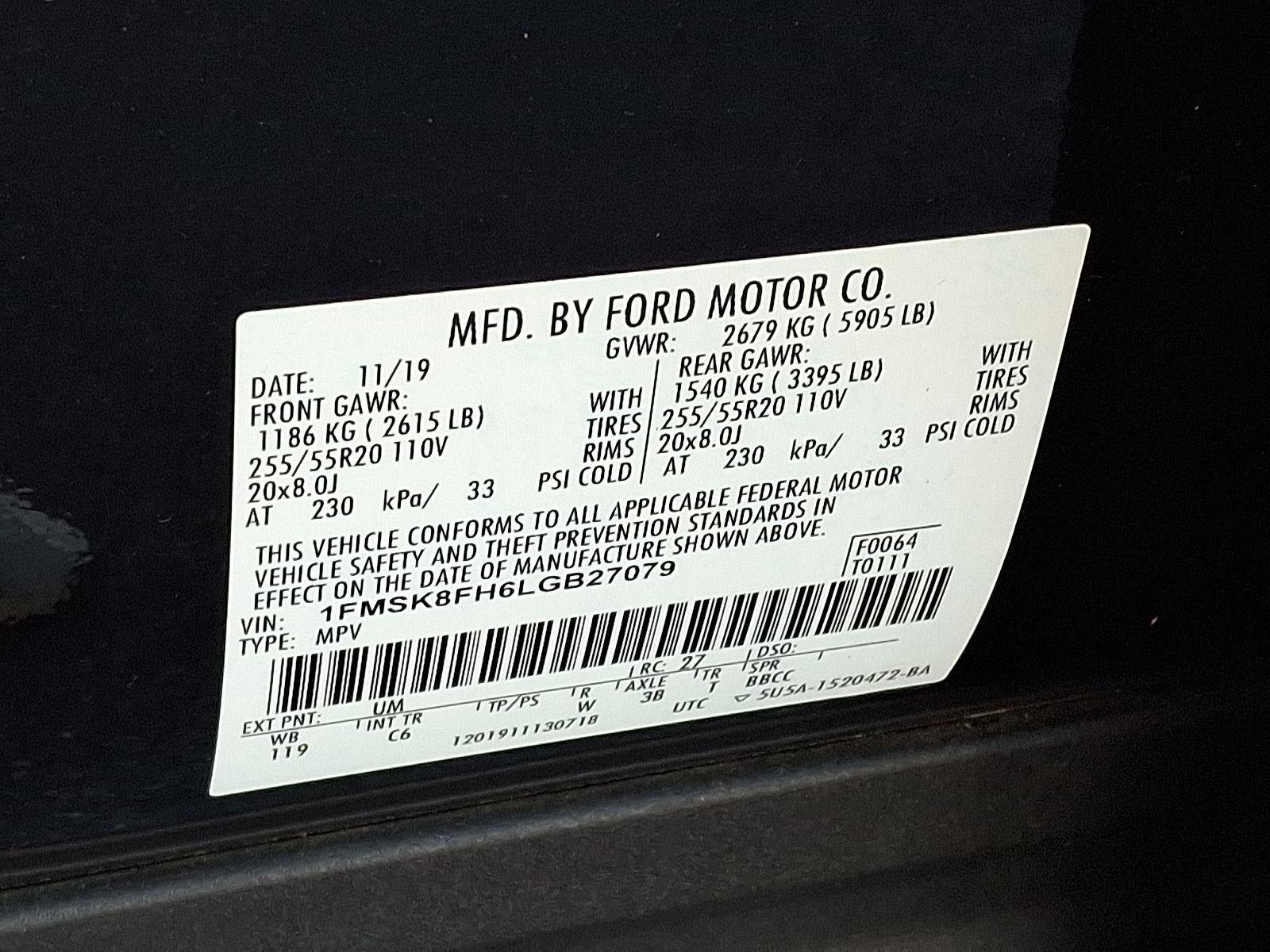 2020 Ford Explorer Limited