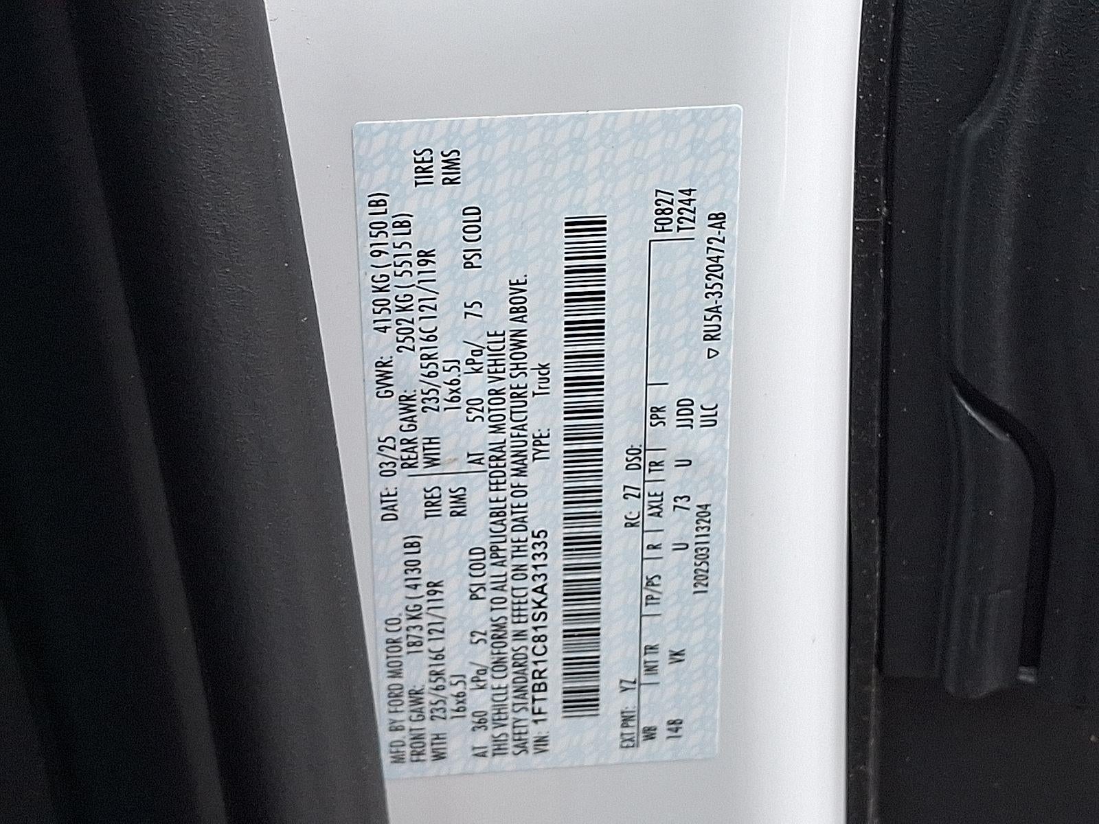 2025 Ford Transit Cargo Van Cargo Van