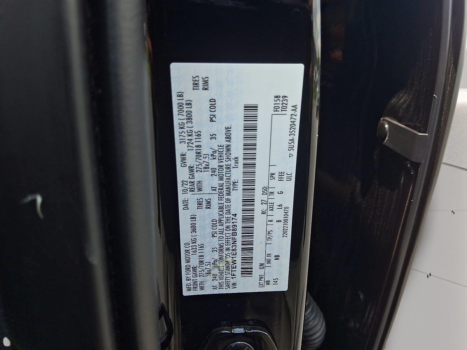 2022 Ford F-150 Tremor
