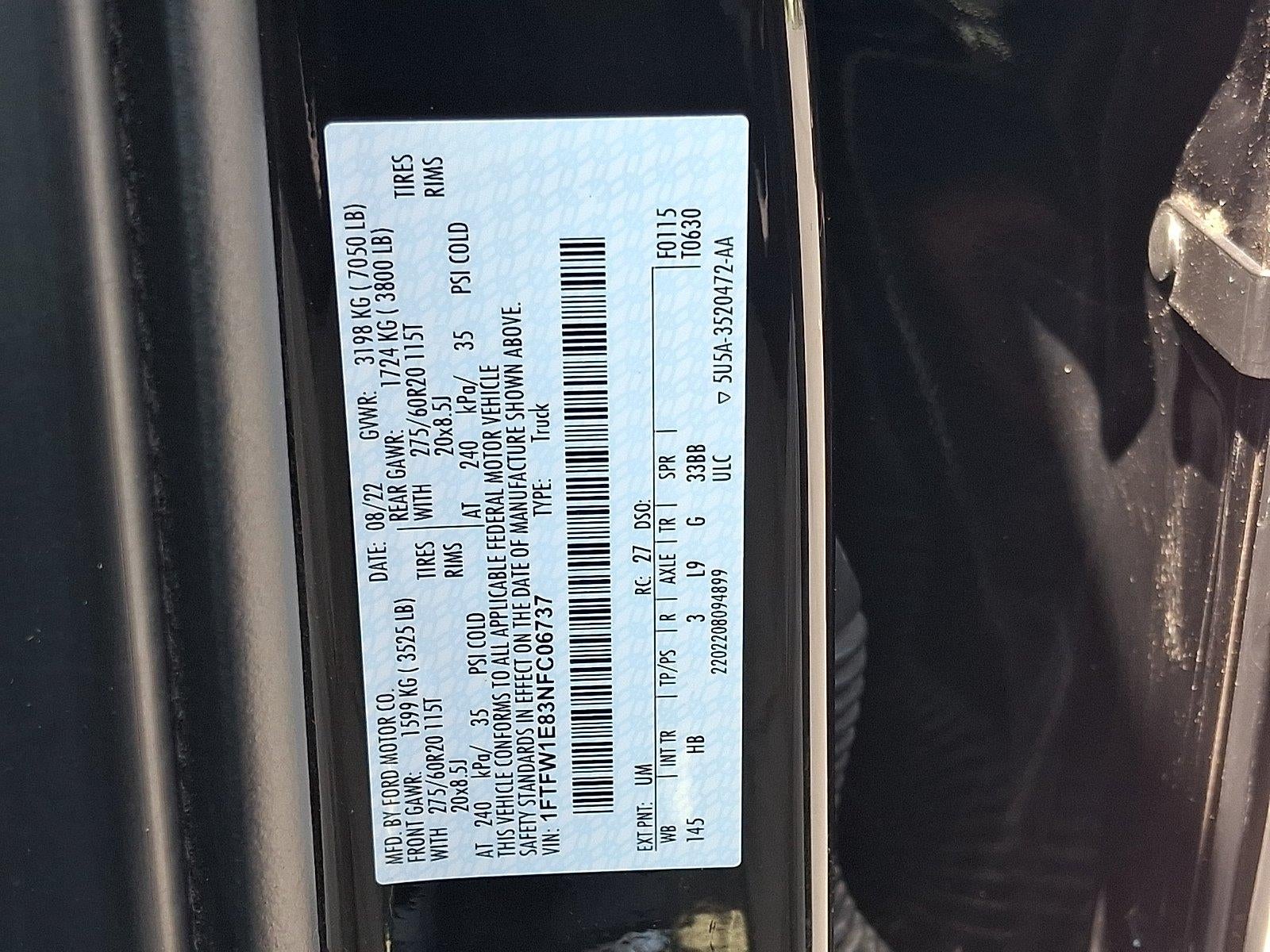 2022 Ford F-150 LARIAT