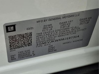 2021 Chevrolet Traverse RS