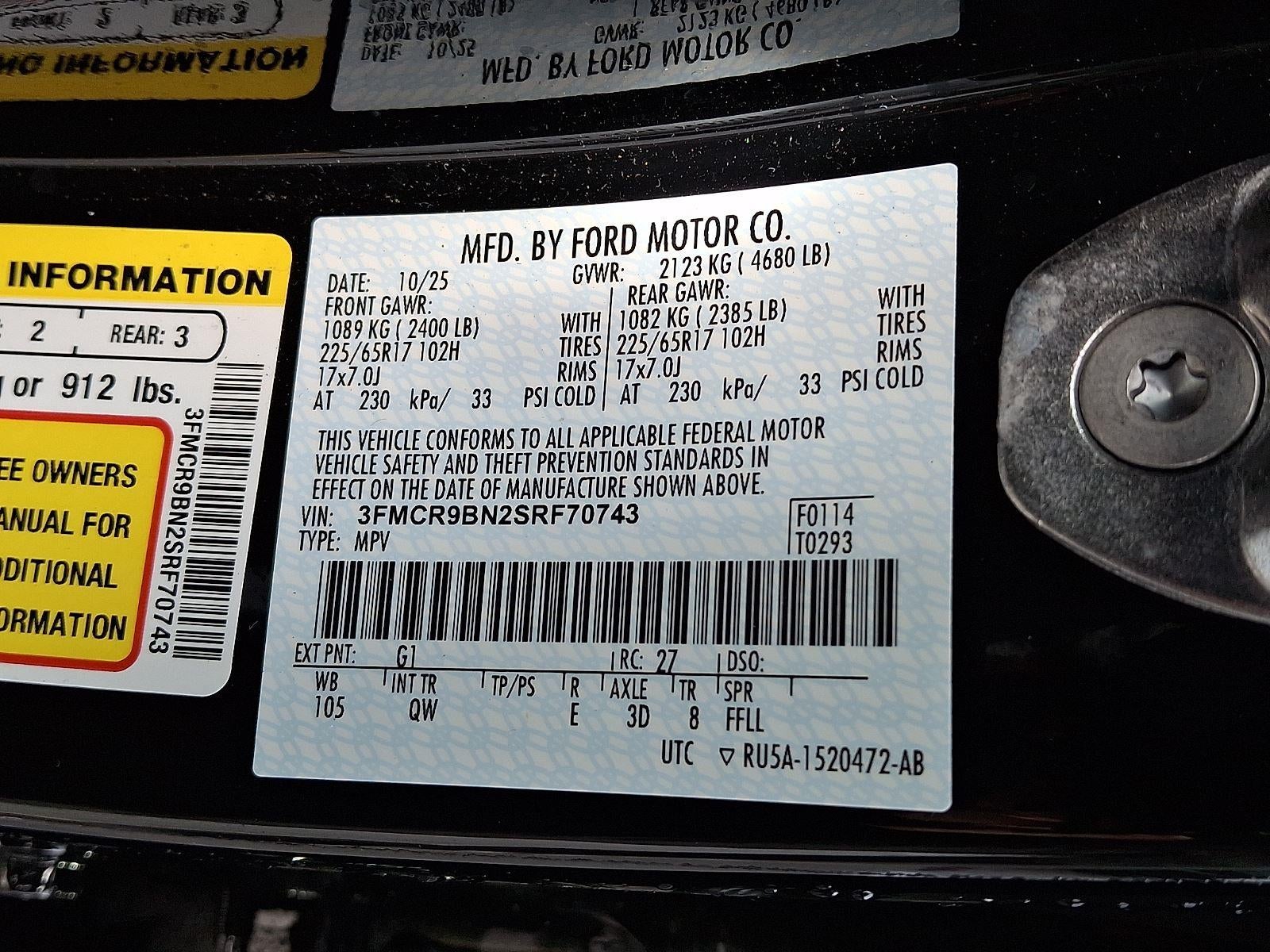 2025 Ford Bronco Sport Big Bend