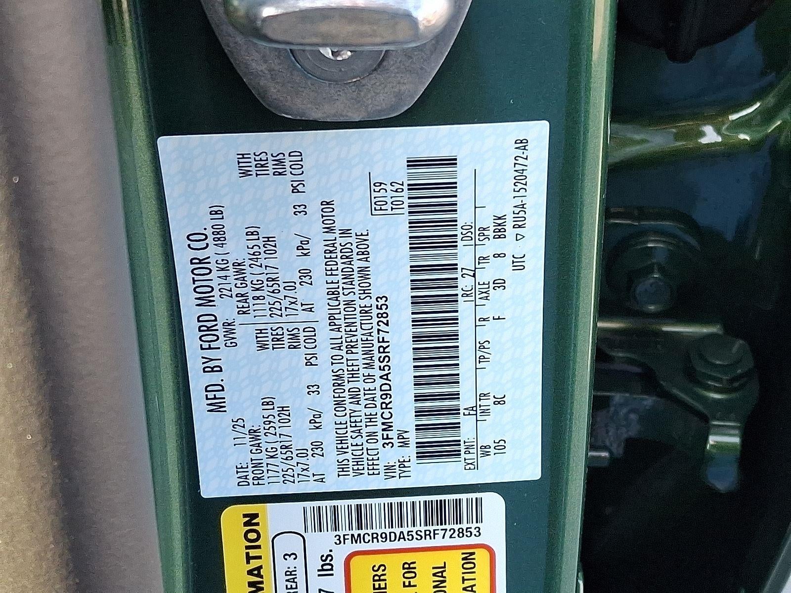 2025 Ford Bronco Sport Badlands