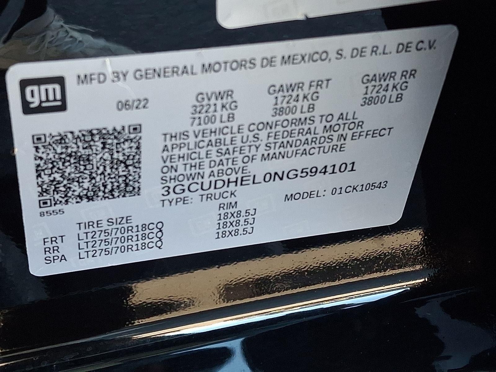 2022 Chevrolet Silverado 1500 ZR2