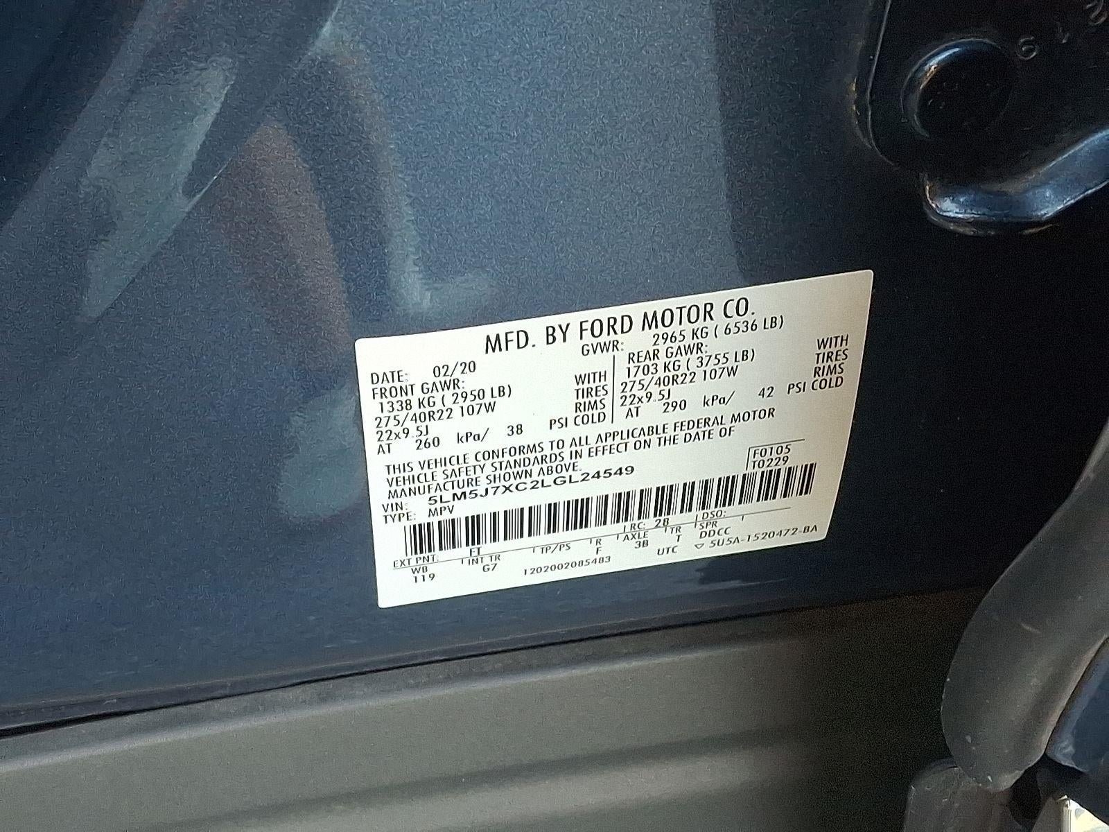 2020 Lincoln Aviator Reserve