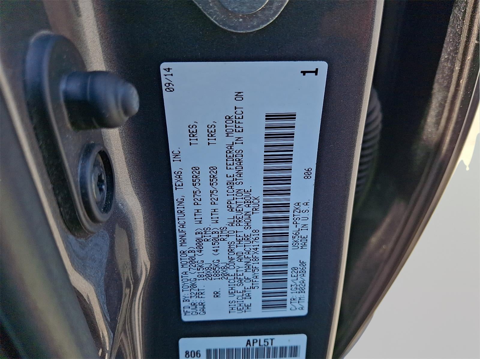 2015 Toyota Tundra Platinum