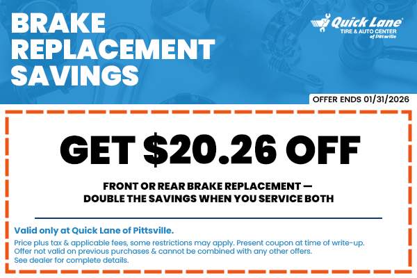 Brake Replacement Savings