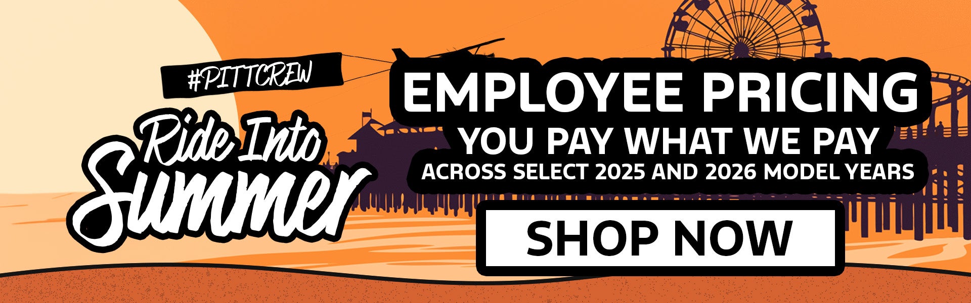 EMPLOYEE PRICING. YOU PAY WHAT WE PAY.