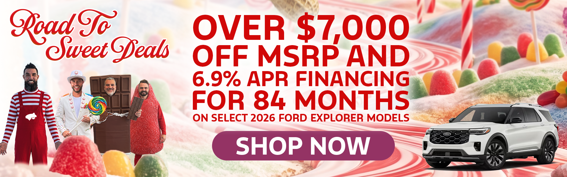 6.9% APR/84 Mo. + Over $7,000 off MSRP | 2026 Ford Explorer