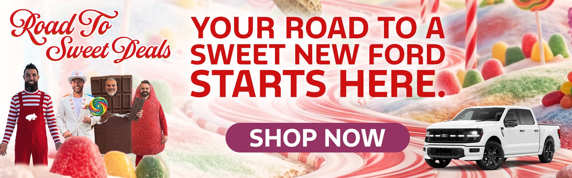 Your Road to a Sweet New Ford Starts Here!